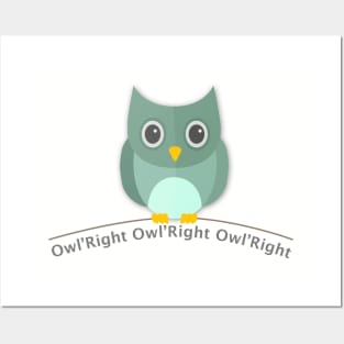 Owl Pun T-Shirt Posters and Art